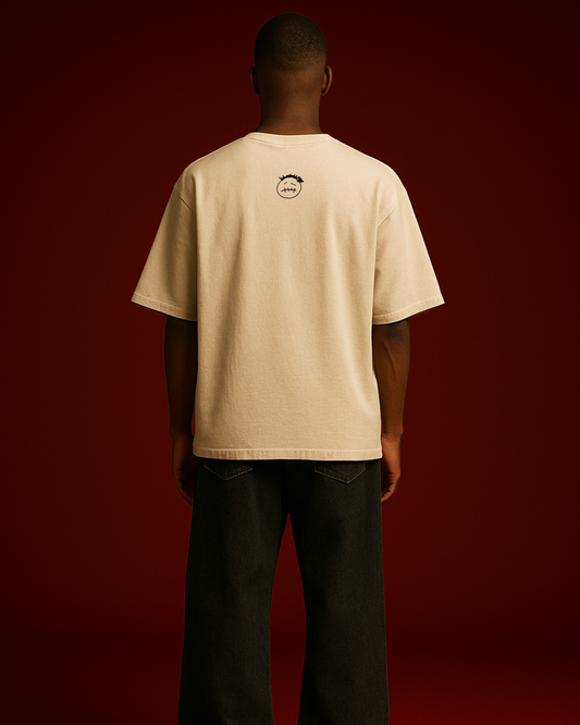 La Flame just landed. Travis Scott Vintage Graphic Tee - Desert Beige
