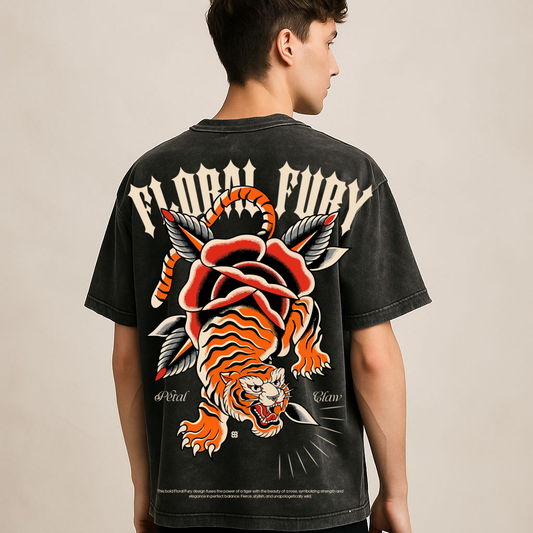 Floral fury: THE TIGER KING